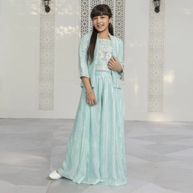 Kids Girls Plazo Set