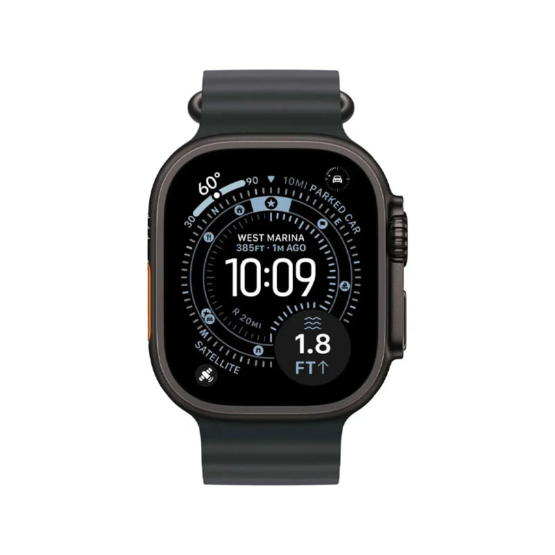 Apple Watch Ultra 3 in Black with Advanced Health Monitoring, GPS, Waterproof Design, Always-On Retina Display, Long Battery Life, Fitness Tracking, and Smart Connectivity for Active Lifestyles